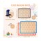 Silicone Baking Mat Macaron - Set of 3 (2 Half Sheet Liners and 1 Quarter Sheet), Non Stick Silicon Cookie Oven Liner For Macaroons, Bake Pans, Pizza, Toaster, Cake and Bread Making (Red,Blue,Gray)